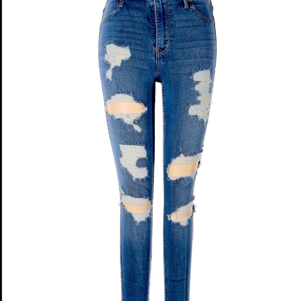Hollister Distressed Blue Women's Jeans